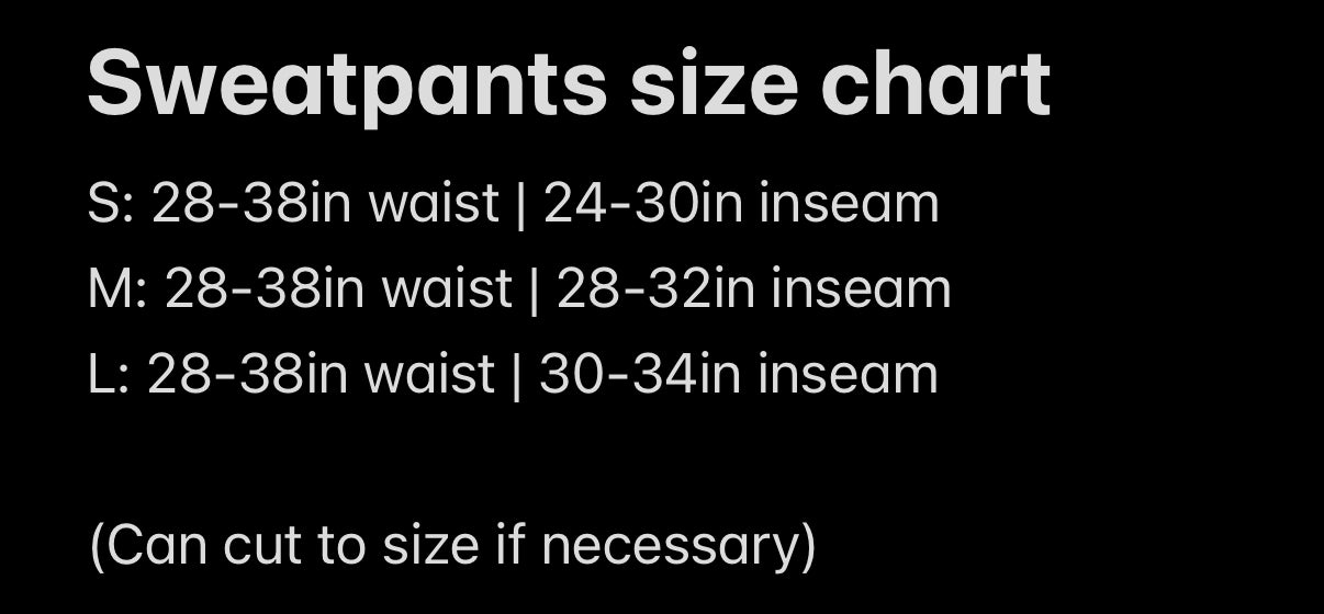 BIG SWEATPANTS - BLACK