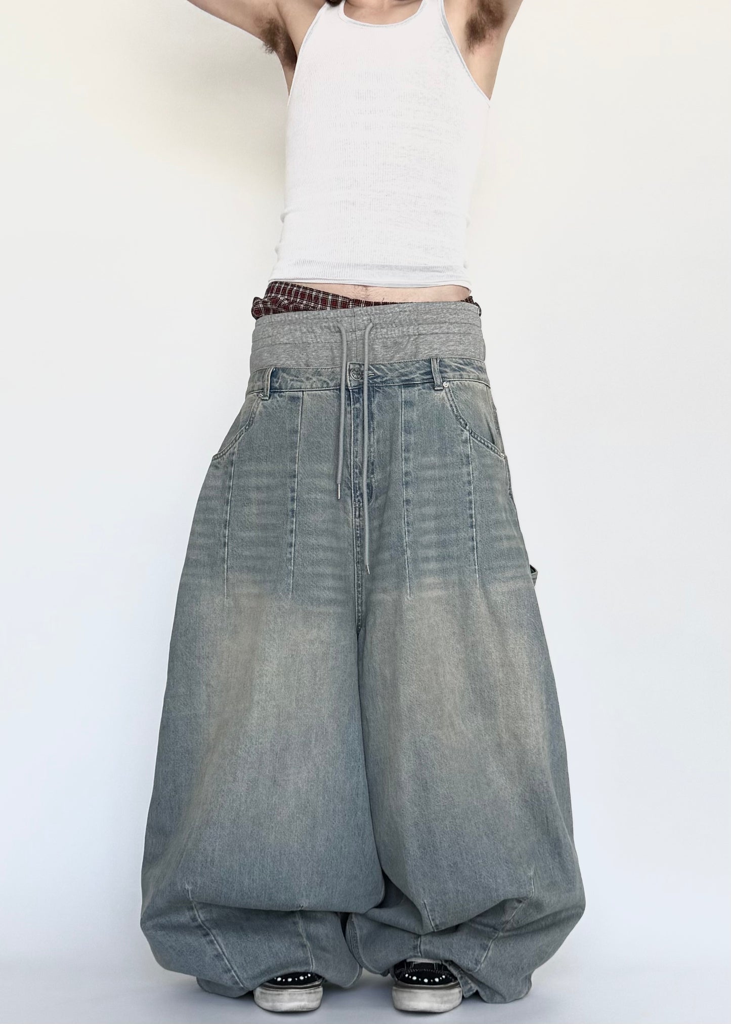 DOUBLE WAISTED BAGGIEST