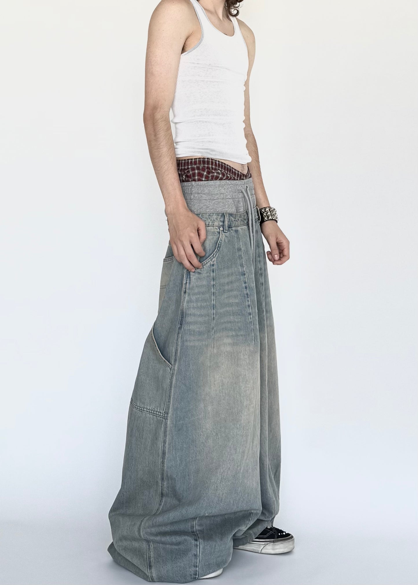 DOUBLE WAISTED BAGGIEST