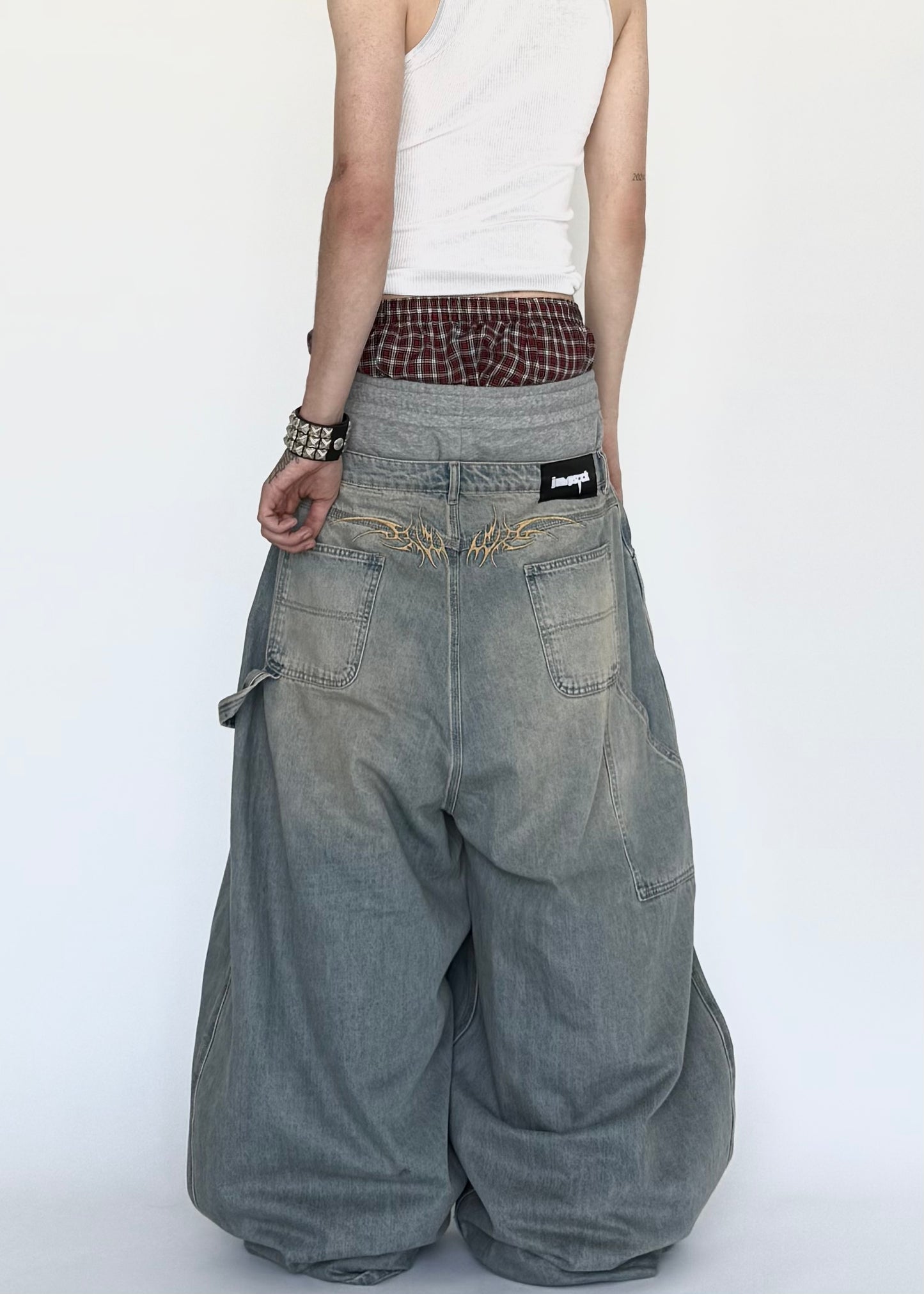 DOUBLE WAISTED BAGGIEST